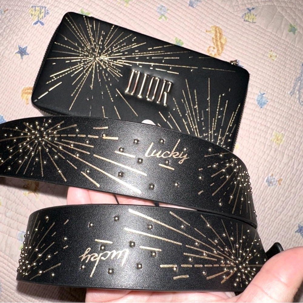 Dior Rouge Black case / clutch LIMITED EDITION with shoulder strap